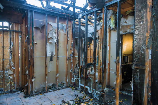 Professional Emergency Fire Cleanup technician working in Suisun City, CA